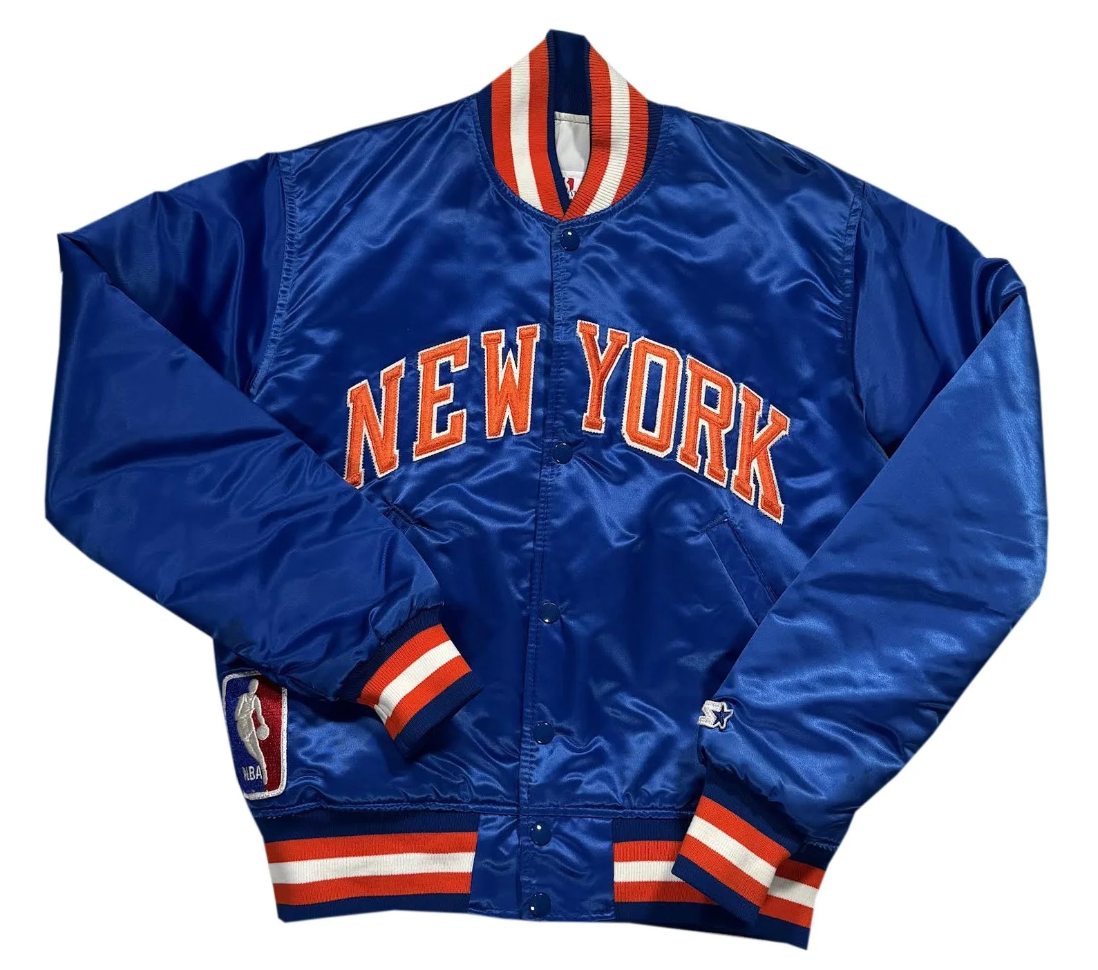Vintage Starter New York Knicks Satin Jacket (Size S) — RootsBK